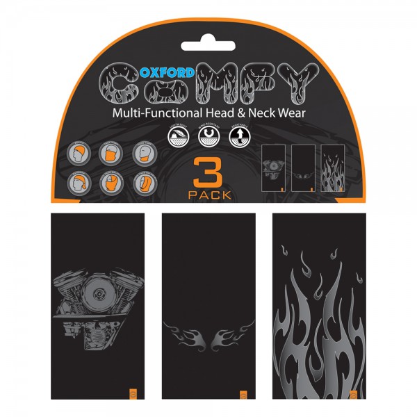 Oxford Oxford Comfy HD Graphics 3-Pack